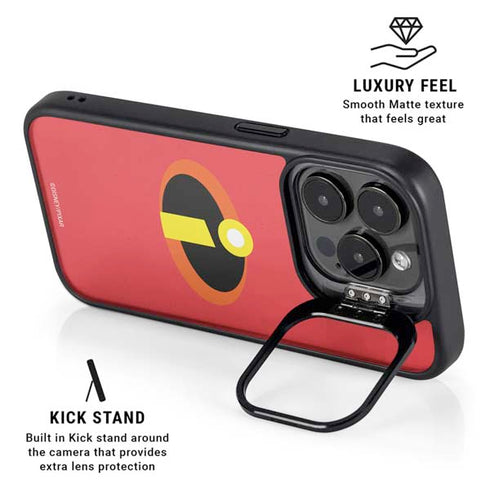Disney The Incredibles Main Logo iPhone 15 Pro Kickstand Case